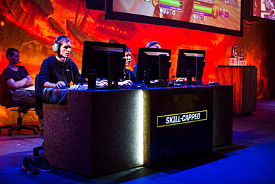 Palco das disputas no evento