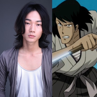 Gou Asano, de Rurouni Kenshin, como o samurai assassino Goemon Ishikawa