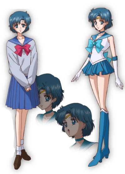 Ami, Sailor Mercury - Voz de Hisako Kanemoto (Yayoi em Smile Precure, Amy em Gargantia)