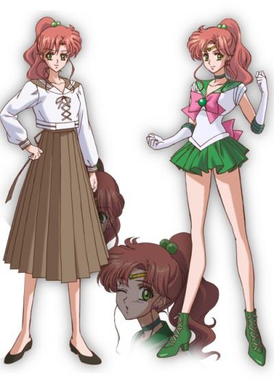 Makoto, Sailor Jupiter - Voz de Ami Koshimizu (Kallen em Code Geass, Ryuko em Kill la Kill)