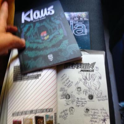 Edição da Henshin Mangá autografada por todos os autores vencedores, direto do Instagram de Cassius Medauar