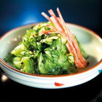 O sunomono do restaurante Hiro: ideal para abrir o apetite