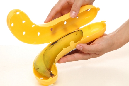 Porta-banana: para proteger a fruta