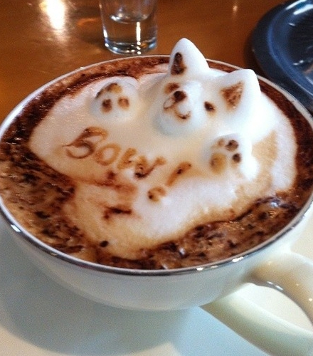 Latte art em 3D de Mattsun
