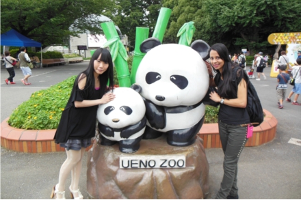 A atração principal do zoológio Ueno é o panda