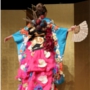 Desfile de quimonos da era pós-moderna