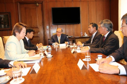 Audiência com o governdor Alckmin