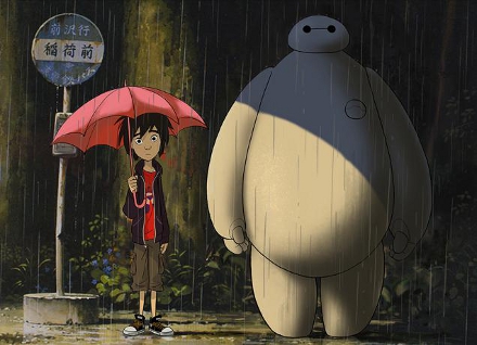 Jin Kim cria personagens de Operação Big Hero em homenagem a Miyazaki