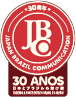 logo da JBC - 30 anos - fazendo a ponte entre o Brasil e o Japão