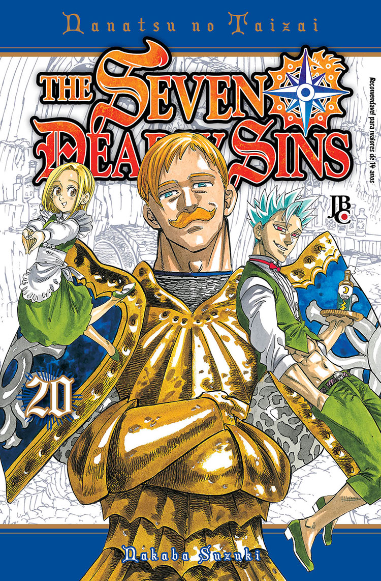 Personagens de The Seven Deadly Sins/Nanatsu no Taizai - Mangás JBC