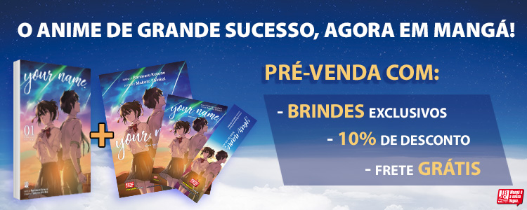 Editora JBC anuncia lançamento do mangá Your Name