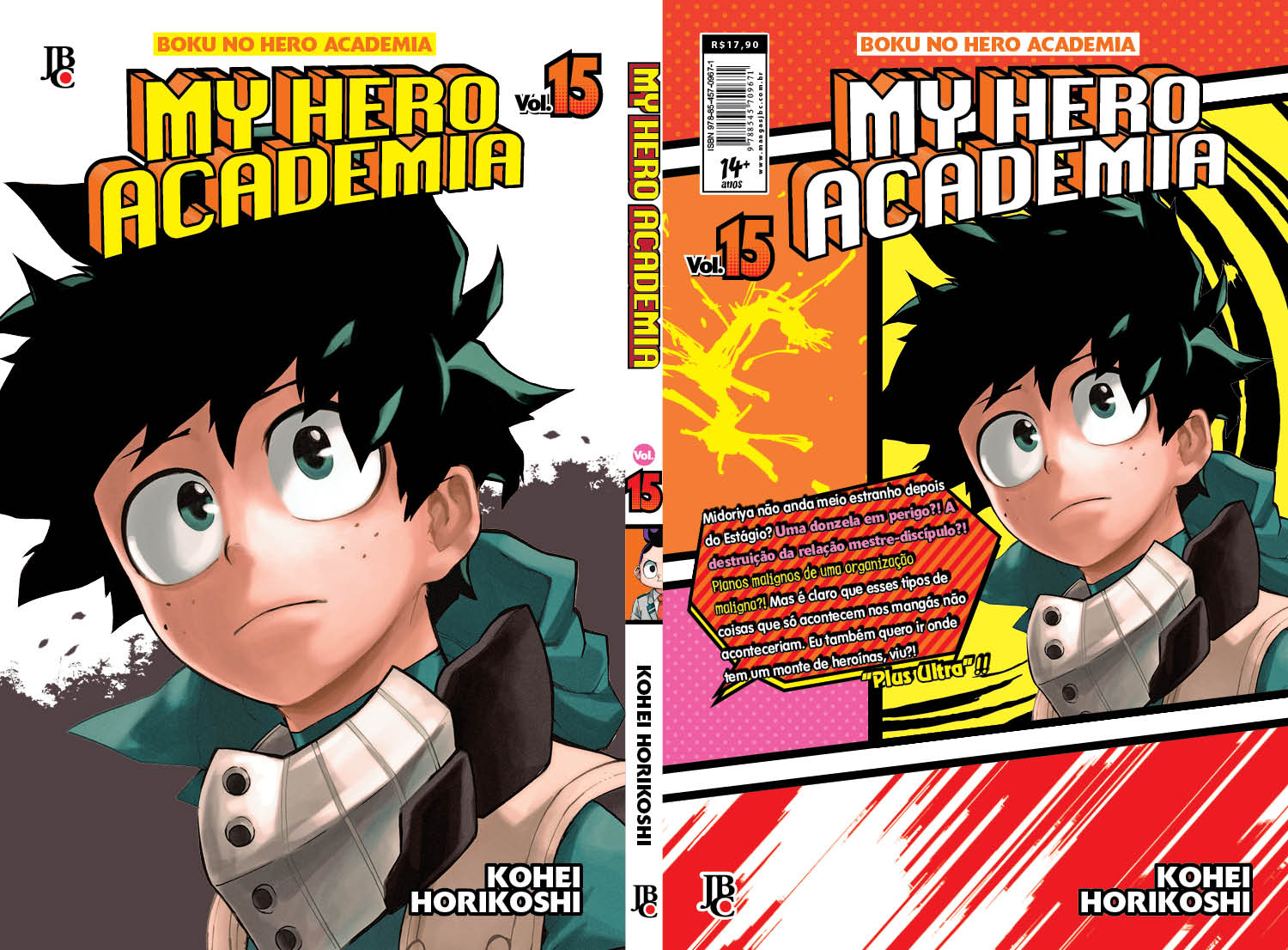 Boku No Hero Vol. 1 Ao 6 My Hero Academia Mangá Jbc