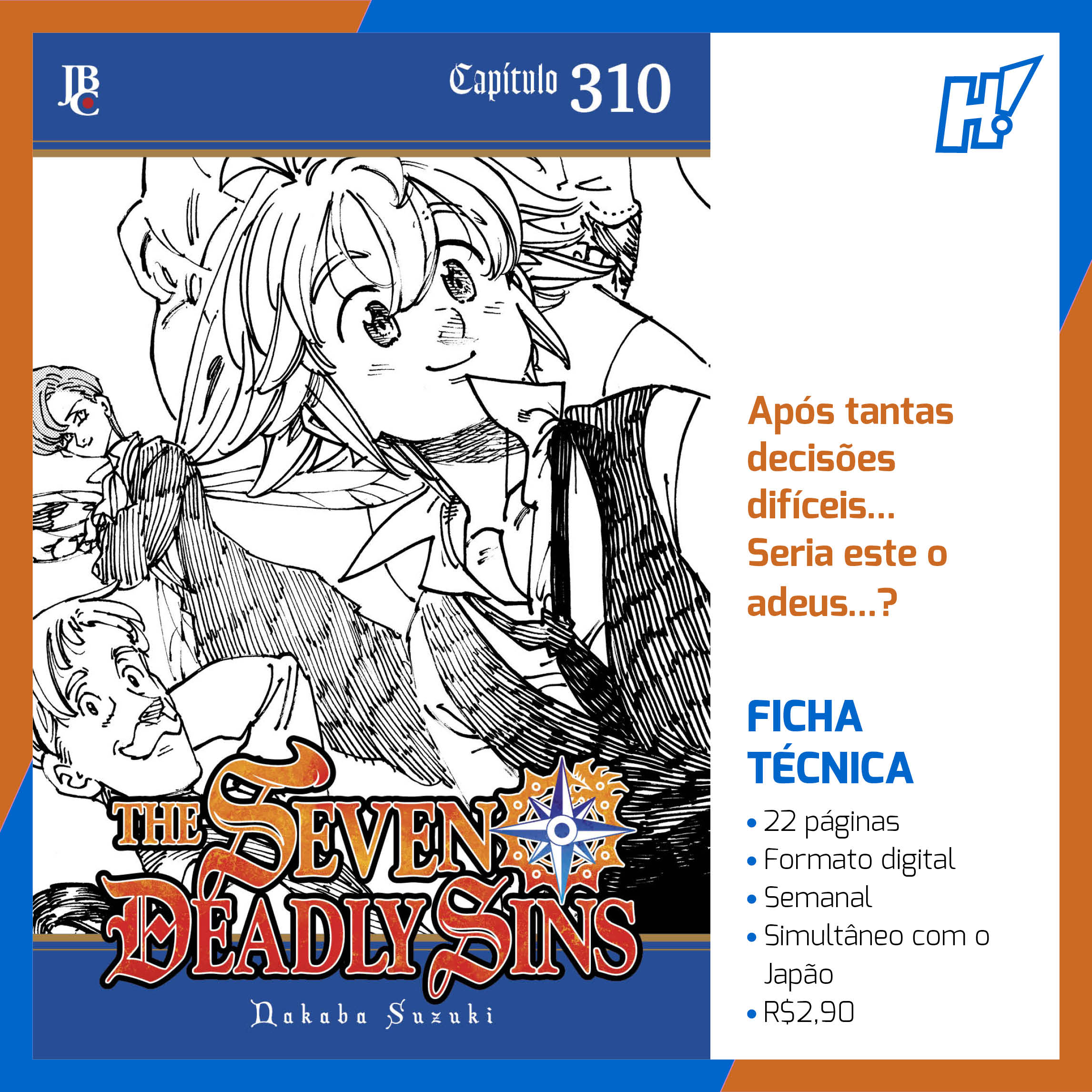 Mangá The Seven Deadly Sins - Capítulos - Mangás JBC