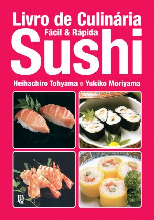 capa de Livro de Culinária Sushi