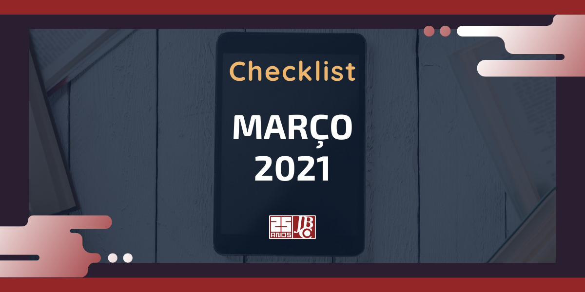 Checklist outubro de 2023 – Editora JBC