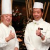 Os chefs Nonobe e Seki vieram de Yokohama para São Paulo
