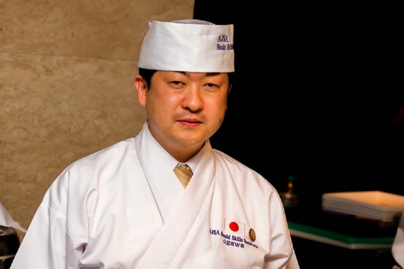 Chef Hirotoshi Ogawa é diretor da Sushi Skill Institute Japan Sakagura A1 - Chef japonês Hirotoshi Ogawa, uma das maiores autoridades mundiais em sushi Foto Divulgação