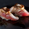Sushi de atum com foie gras e flor de sal