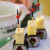 Sushi de shisô e hanaumê com dashimaki