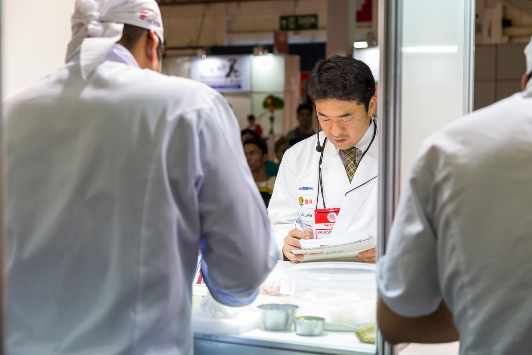 Hirotoshi Ogawa avaliou os competidores - Asian Seafood Show