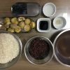 Ingredientes para preparar kuri gohan