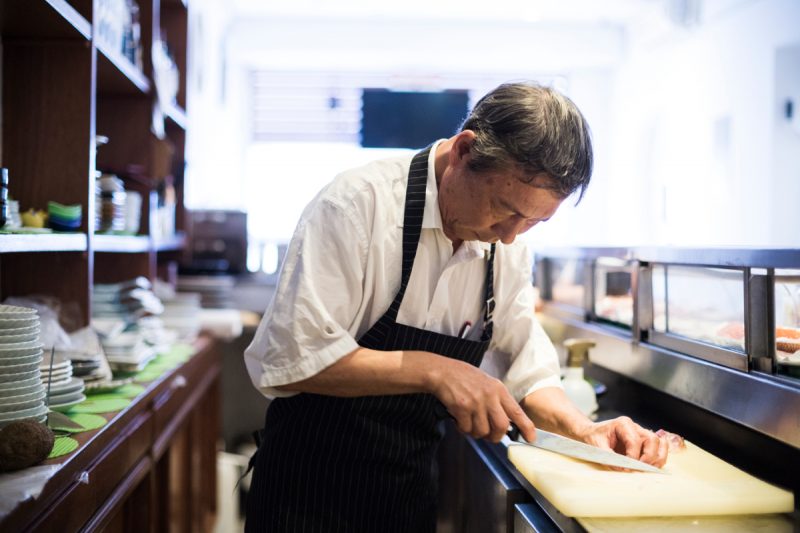 chef Masanobu Haraguchi Ban