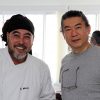 Marc Maeda e o chef Tsuyoshi Murakami