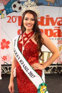 Larissa Lopes, a Miss Nikkey Brasil 2017