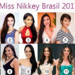 Candidatas do concurso Miss Nikkey Brasil 2017