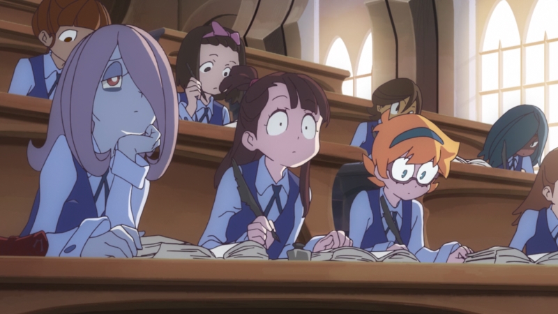 Little Witch Academia - 2 novos trailer da série anime - Garotas