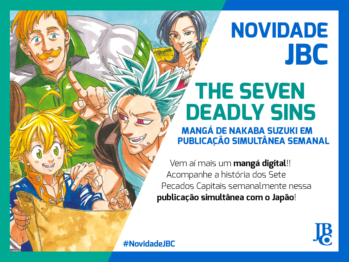 The Seven Deadly Sins (Nanatsu no Taizai) - Mangás JBC - Editora JBC