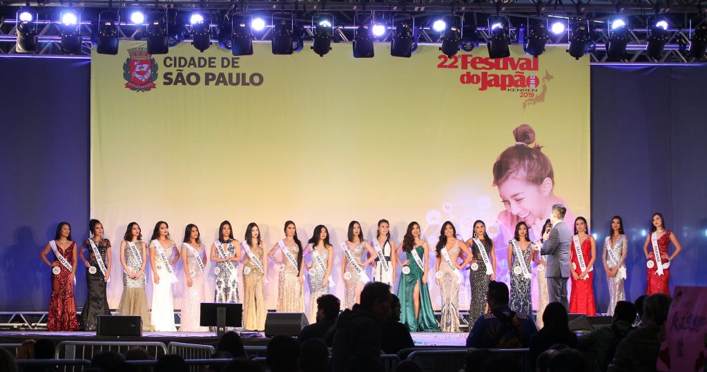 Palco Miss Nikkey Brasil 2019